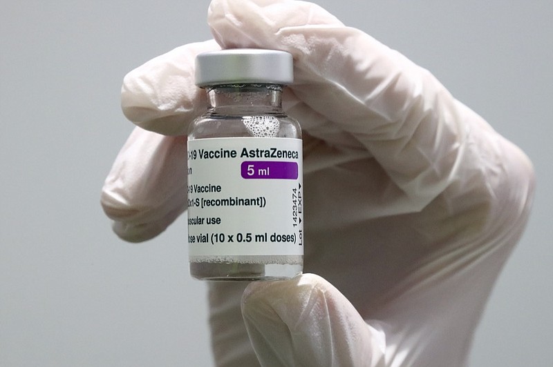 FILE - In this Monday, March 22, 2021 file photo medical staff prepares an AstraZeneca coronavirus vaccine during preparations at the vaccine center in Ebersberg near Munich, Germany. (AP Photo/Matthias Schrader, File)


