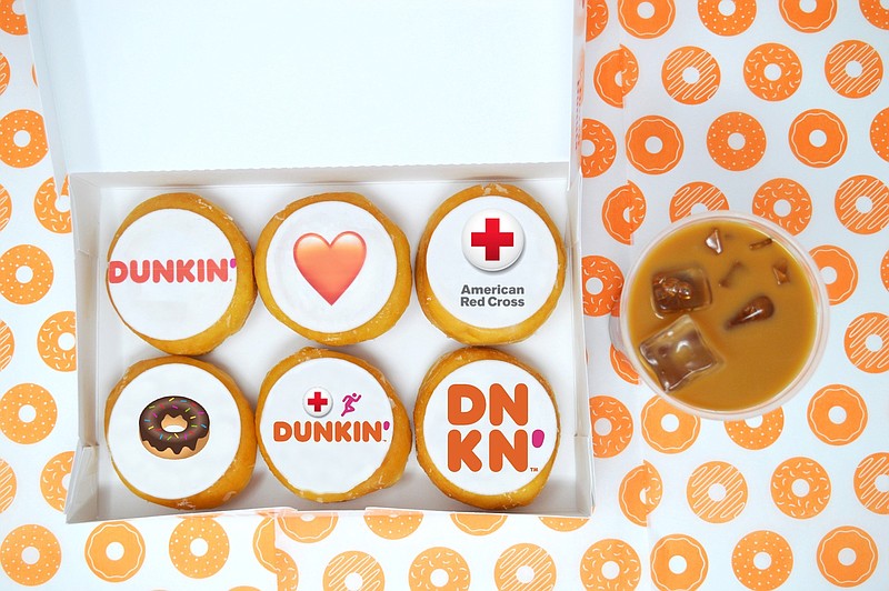 Contributed photo/Throughout the month of March, Dunkin' of Tennessee provided the Red Cross with 13,000 coupons for a free donut to thank blood donors in the region.