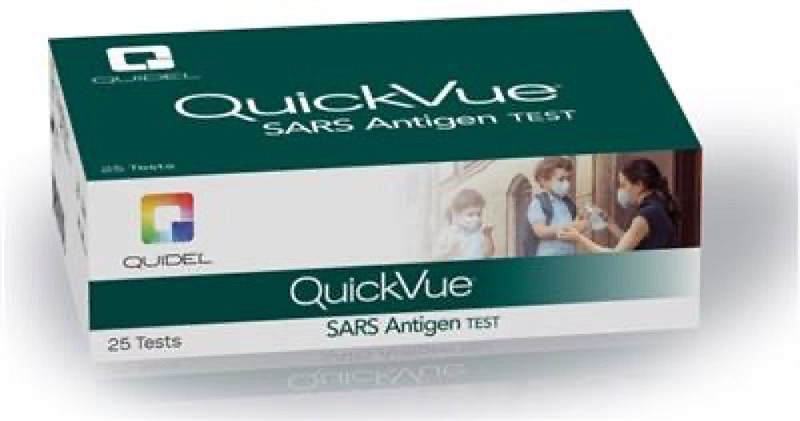 QuickVue® SARS Antigen test / Photo courtesy of Quidel® Corporation
