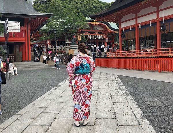Contributed photo / "Kyoto: I had the opportunity to visit Japan in Summer 2018. To this day, this shot of me at the bottom of the Fushimi Inari temple gives me chills. What a surreal experience!"