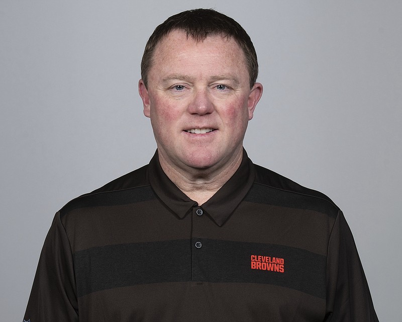 This is a 2019 photo of Chris Jones of the Cleveland Browns NFL football team. This image reflects the Cleveland Browns active roster as of Monday, April 22, 2019 when this image was taken. (AP Photo)