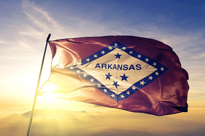 Arkansas flag tile / Photo courtesy of Getty Images