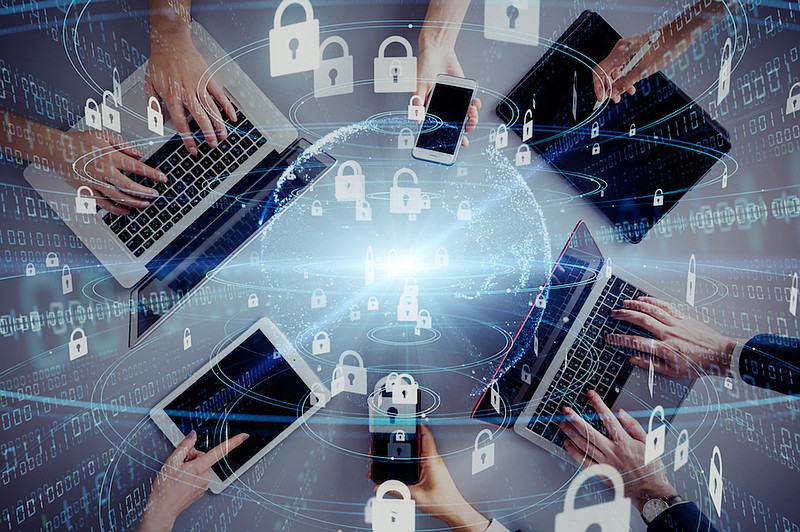 Network, smartphone security concept, cyber protection, antivirus software. / Photo credit: Getty Images/iStock/metamorworks