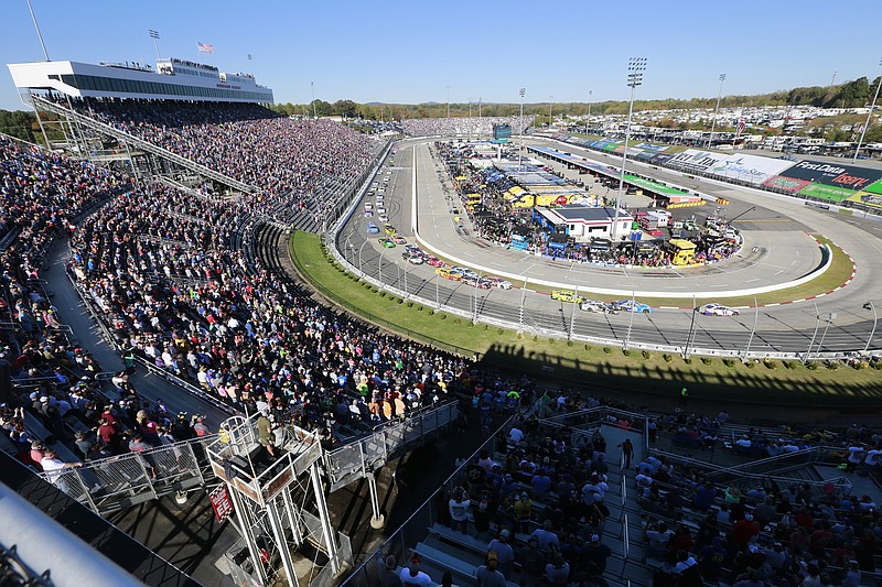 AP file photo by Steve Helber / After taking Easter Sunday off, the NASCAR Cup Series returns to action Saturday night at Martinsville Speedway, the 0.526-mile Virginia oval nicknamed the "Paperclip" and known for it steep learning curve.