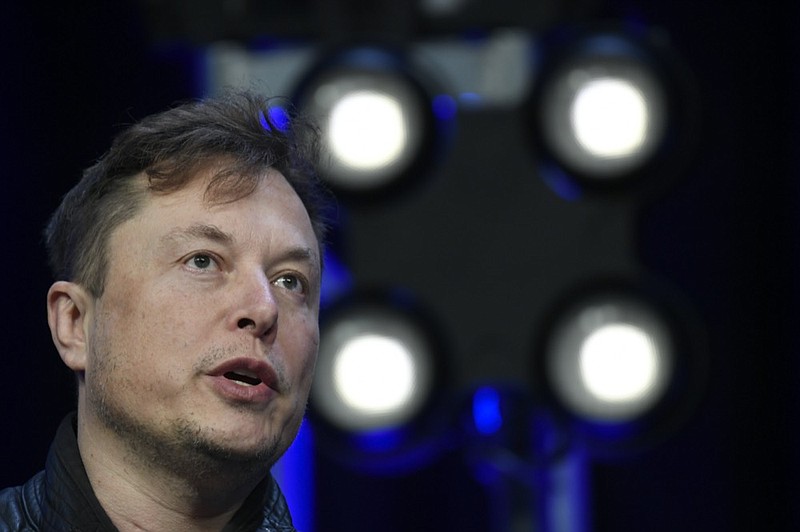 FILE - In this March 9, 2020, file photo, Tesla and SpaceX Chief Executive Officer Elon Musk speaks at the SATELLITE Conference and Exhibition in Washington. (AP Photo/Susan Walsh, File)


