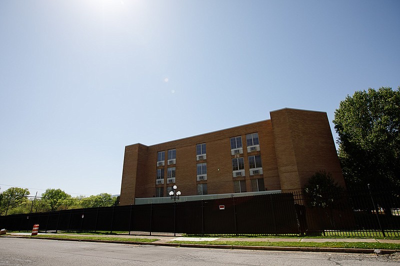 Staff photo by Troy Stolt / Redemption to the Nations is housing unaccompanied migrant children who arrived at the border in recent weeks in an unused former Tennessee Temple dormitory that the church leases. 