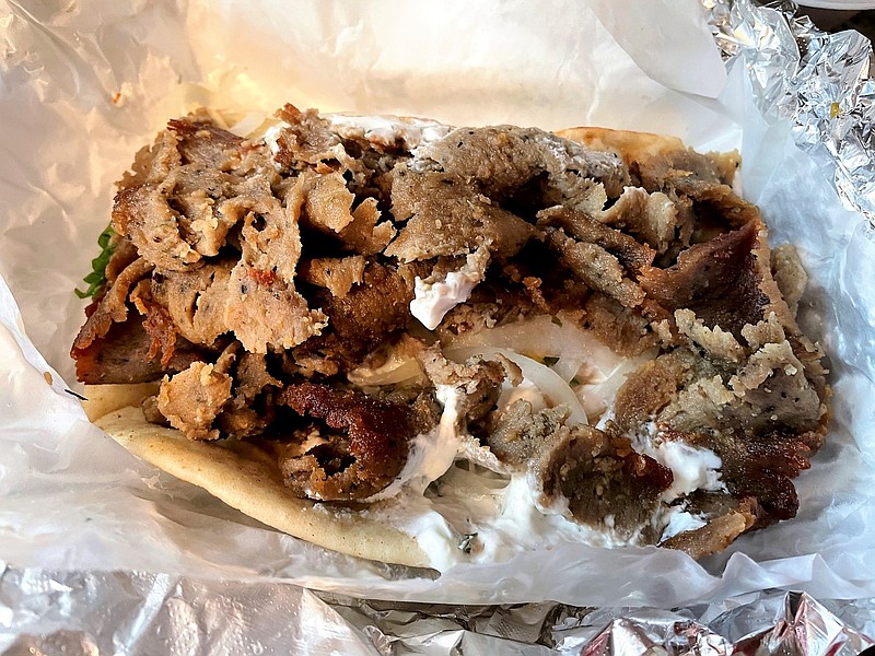 Photo by Anne Braly / A beef and lamb gyro from Go Gyro Go.
