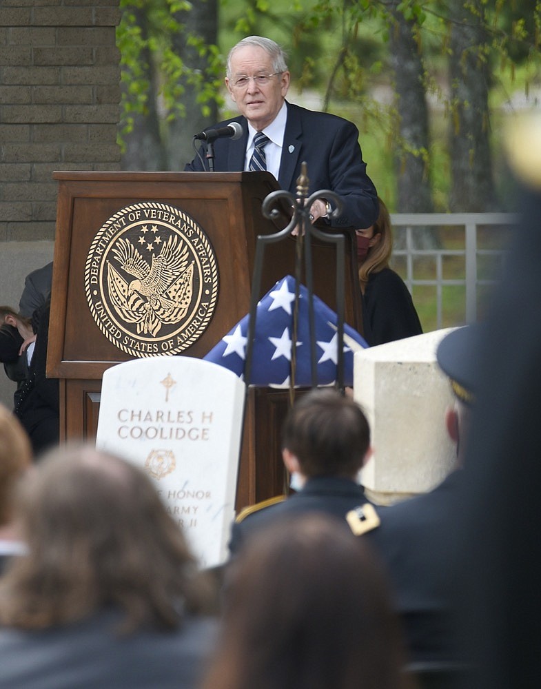 Funeral of Medal of Honor recipient Charles H. Coolidge Chattanooga