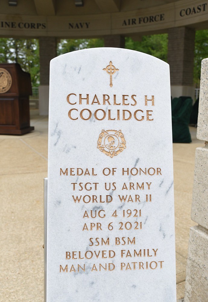 Funeral of Medal of Honor recipient Charles H. Coolidge Chattanooga