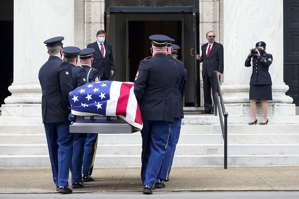Funeral of Medal of Honor recipient Charles H. Coolidge Chattanooga
