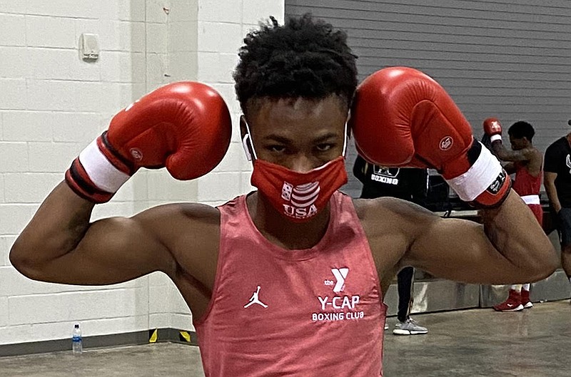 Contributed photo / TJ Arnold, a high school senior at Lookout Valley who participates in YCAP boxing in Chattanooga, recently finished second at the USA Boxing National Championships.
