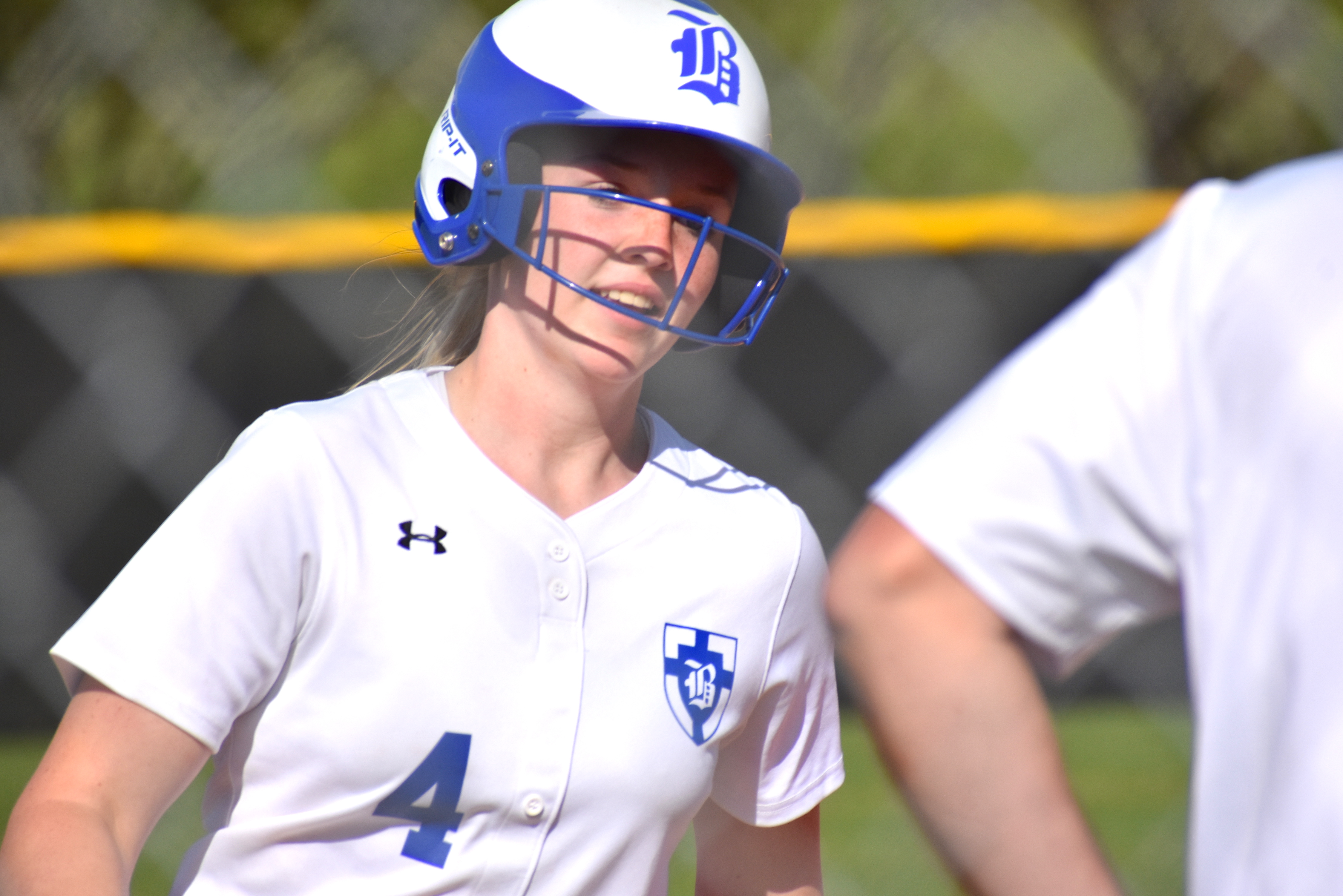 Staff photo by Patrick MacCoon / Boyd Buchanan freshman Kiley Elliott rounds third after hitting a home run.