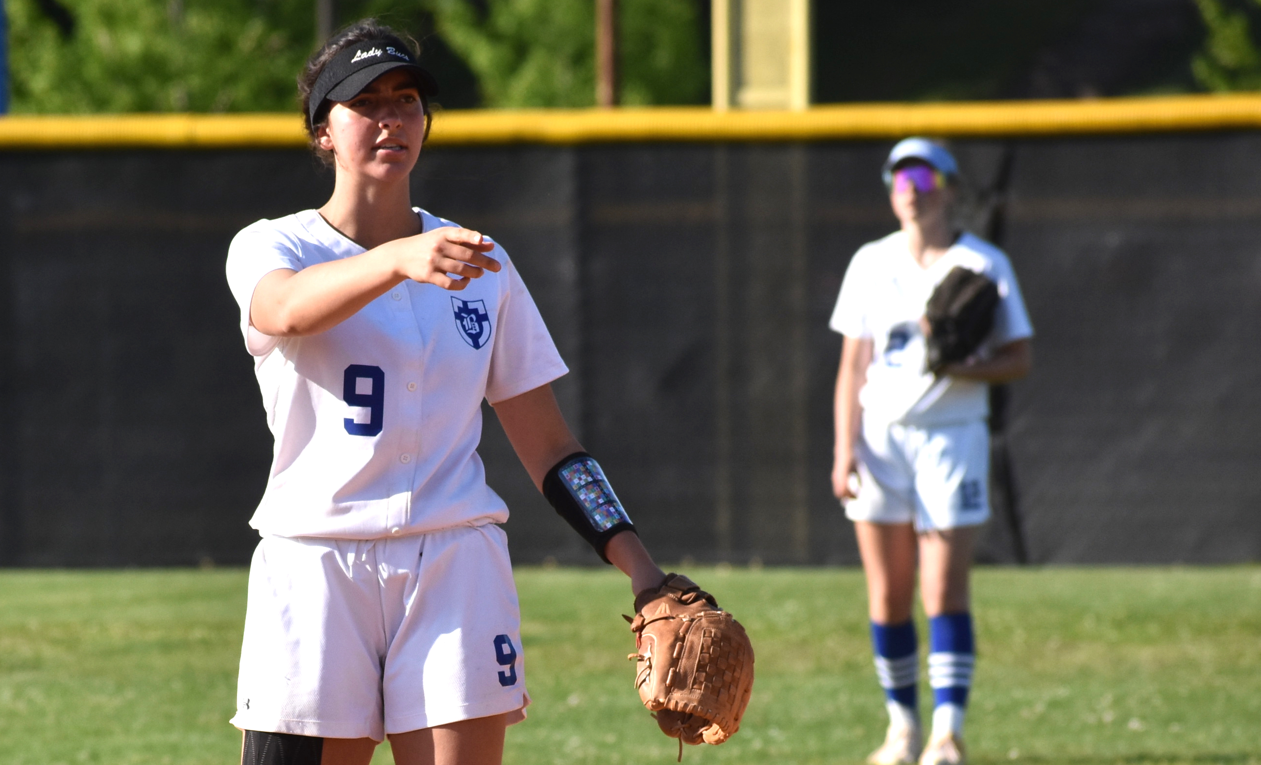 Staff photo by Patrick MacCoon / Boyd Buchanan senior Presley Williamson (9) has provided big hits and defensive plays in her prep softball career. Williamson will play for UTC's softball team next season.