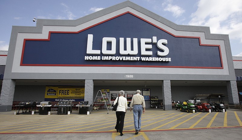 File photo by AP / A Lowe's store is shown in Dallas.