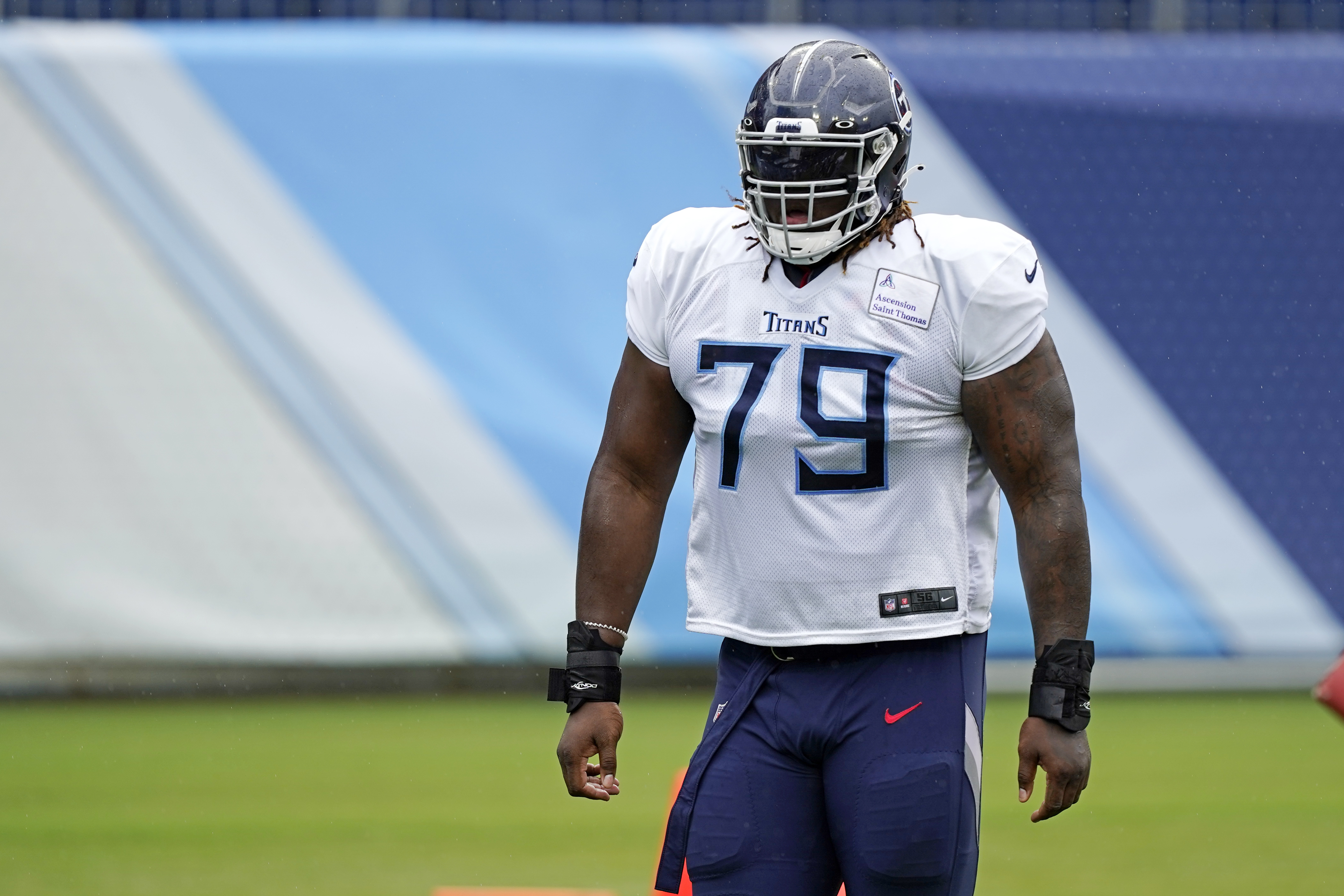 Titans' Harold Landry: Getting first sack was 'such a relief'