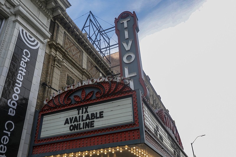 Staff photo by Troy Stolt / The Tivoli theatre is seen on Thursday, Oct. 8, 2020 in Chattanooga, Tenn. The Tivoli will be re-opening after shutting down because of coronavirus, with limited seating as well as other precautions to ensure social distancing.