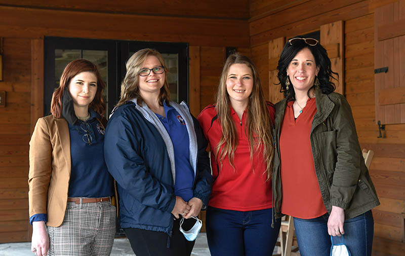 Photo by Mark Gilliland / Rebecca Bryan, AJ Koon, Taylor Hixson and Ashleigh Horner