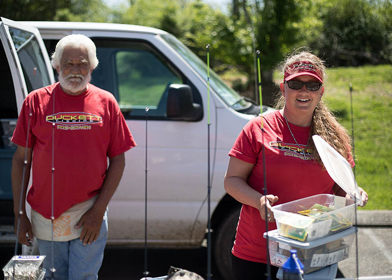 Staff photo by Troy Stolt / Roy Parker and Tina Franks