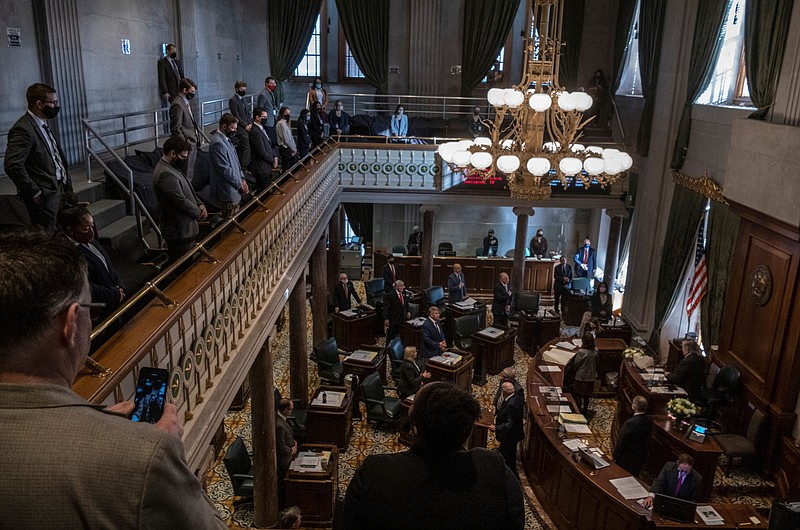 Inside the Tennessee Senate chambers. (Photo: John Partipilo)