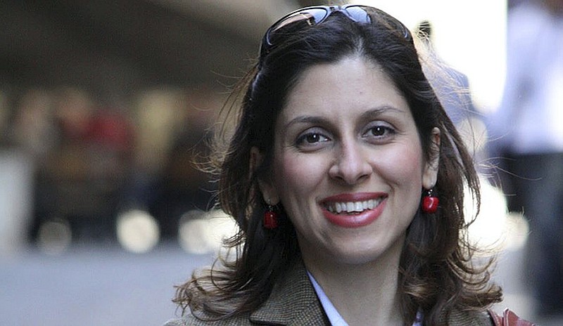 FILE - This undated file family photo, shows British-Iranian woman Nazanin Zaghari-Ratcliffe. On Sunday, May 2, 2021, Iranian state TV quoted an anonymous official that deals have been reached to release prisoners with Western ties held in Iran. The official said a deal made between the U.S. and Tehran will see a prisoner swap in exchange for the release of $7 billion in frozen Iranian funds. State TV also quoted the official saying a deal had been reached for the United Kingdom to pay 400 million pounds to see the release of Zaghari-Ratcliffe. (Nazanin Zaghari-Ratcliffe via AP, File)