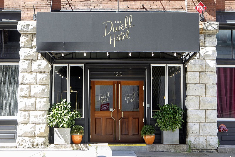 Staff photo by C.B. Schmelter / The Dwell Hotel sits closed on Wednesday, June 17, 2020 in Chattanooga, Tenn.