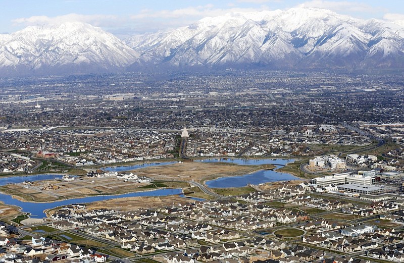 FILE - Homes, in suburban Salt Lake City, are shown on April 13, 2019. (AP Photo/Rick Bowmer, File)


