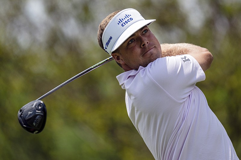 AP photo by Jacob Kupferman / Chattanooga native Keith Mitchell considers the Wells Fargo Championship his favorite PGA Tour event outside of the majors and The Players Championship, and now he's closing in on a victory in the tournament at Quail Hollow Club in Charlotte, N.C.