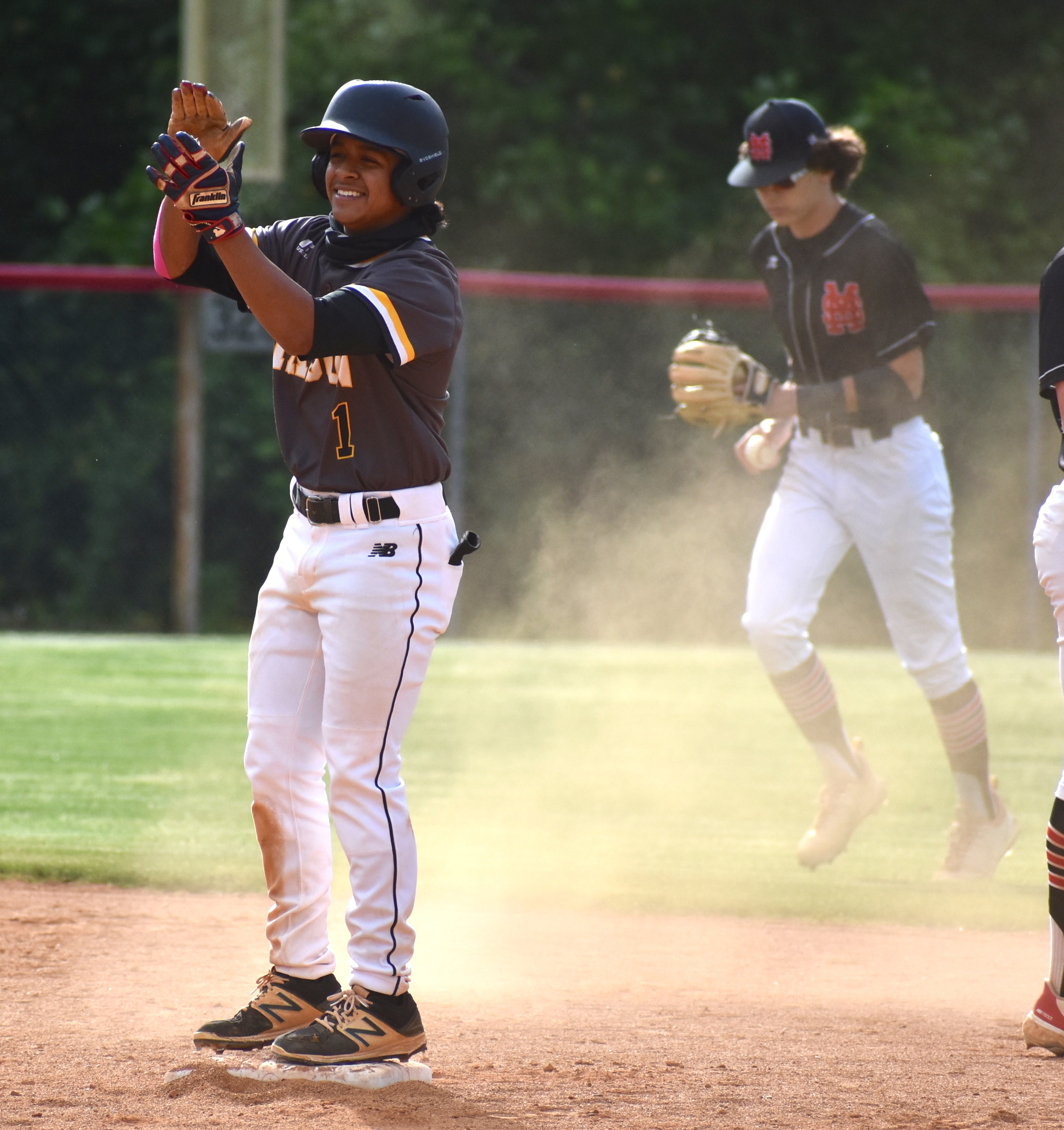 Staff photo by Patrick MacCoon / Hixson senior Manny Velazquez helped the Wildcats win the District 6-AA baseball championship as they won two games at Signal Mountain on Wednesday.