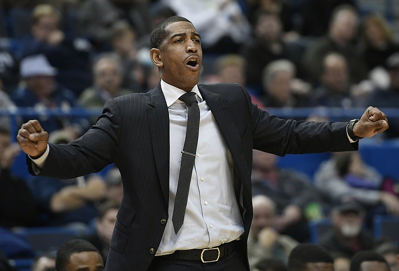 AP file photo by Jessica Hill / Former University of Connecticut men's basketball coach Kevin Ollie is among the well-known names associated with Overtime Elite's new high school league, OTE, that promises to play each of its 30 players a minimum salary of $100,000. Atlanta will serve as the home of the league, which is set to tip off in September.