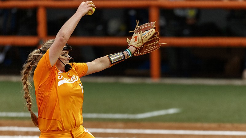 Tennessee Athletics photo by Caleb Jones / Former Meigs County standout Ashley Rogers pitched her 24th complete game of the season Friday afternoon as Tennessee opened NCAA softball tournament play with an 8-1 victory over Eastern Kentucky in Knoxville.