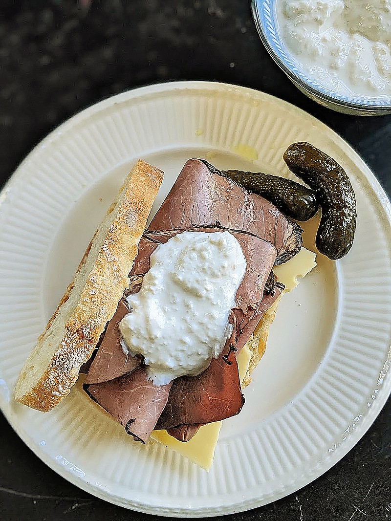When mixed with sour cream, mayo and vinegar, grated horseradish root makes a spicy sauce for roast beef sandwiches. / Photo by Gretchen McKay/Post-Gazette/TNS