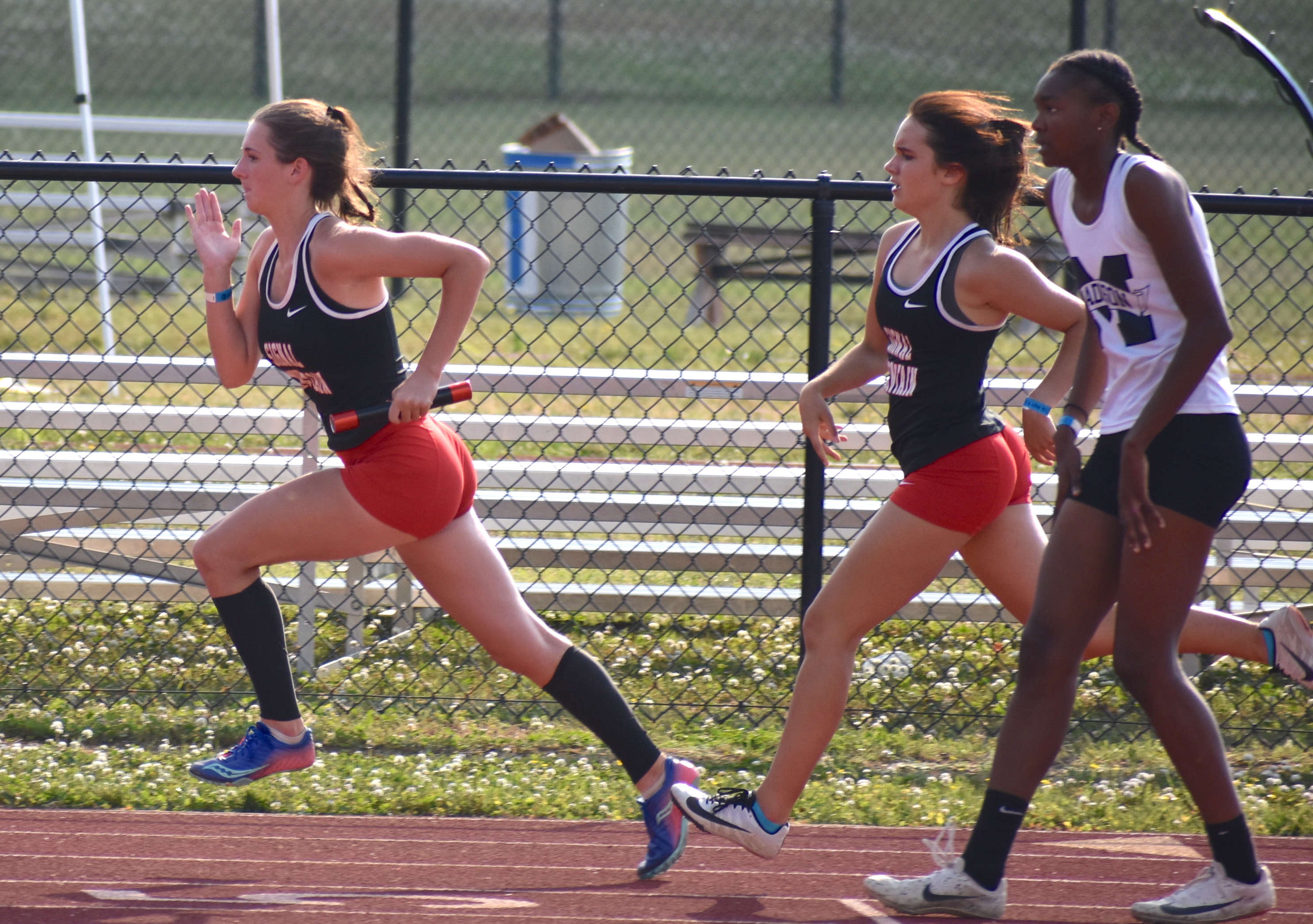Staff photo by Patrick MacCoon / Signal Mountain's Kara Wilson medaled in all five events she raced in at the TSSAA state championships.