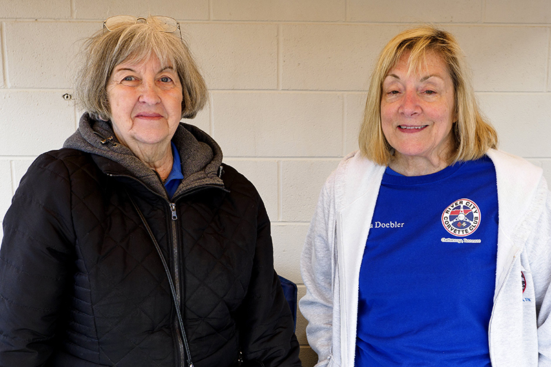 Staff photo by C.B. Schmelter / Sherrye Willis and Marsha Doebler