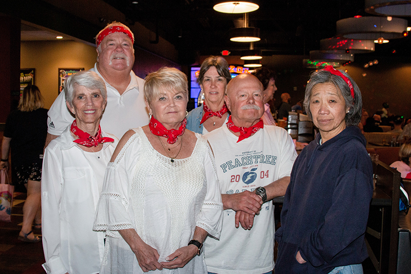 Photo by Angela Dillard / Barbie Standefer, Larry Plemons, Barb Wise, Lyn Marvil and Robert & Lulu Copeland
