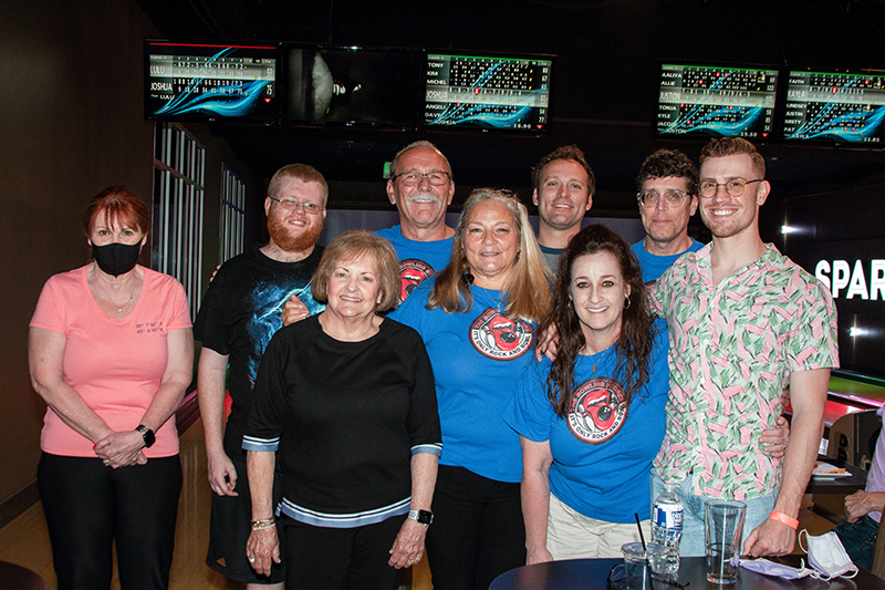 Photo by Angela Dillard / Michelle Graham, Joshua Buie, Lynn Reese, David, Angeline and Josh Fairchild and Kim, Tony and Pierce Beckett