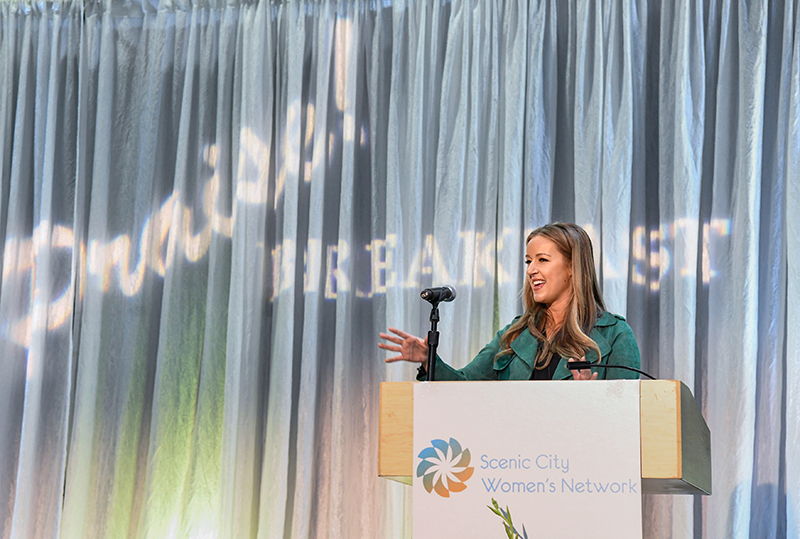 Photo by Mark Gilliland / Keynote speaker Megan Alexander
