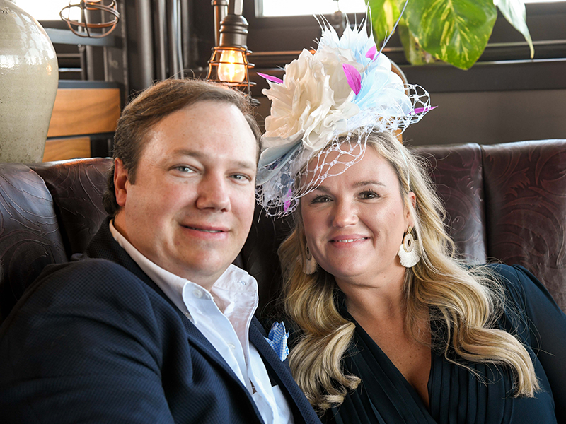 Photo by Mark Gilliland / Tyler Goins, MD, and Megan Crane