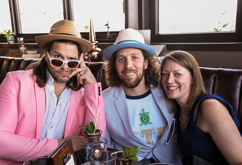 Photo by Mark Gilliland / Brett Ghiel, Karl Ebert and Heather Ghiel