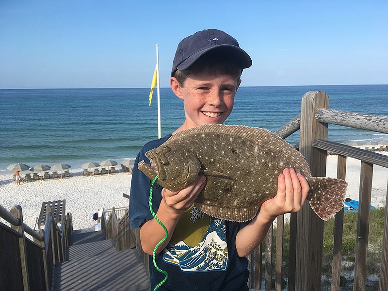 Contributed photo by Nick Carter / Even young kids can bring in big catches in the Gulf.