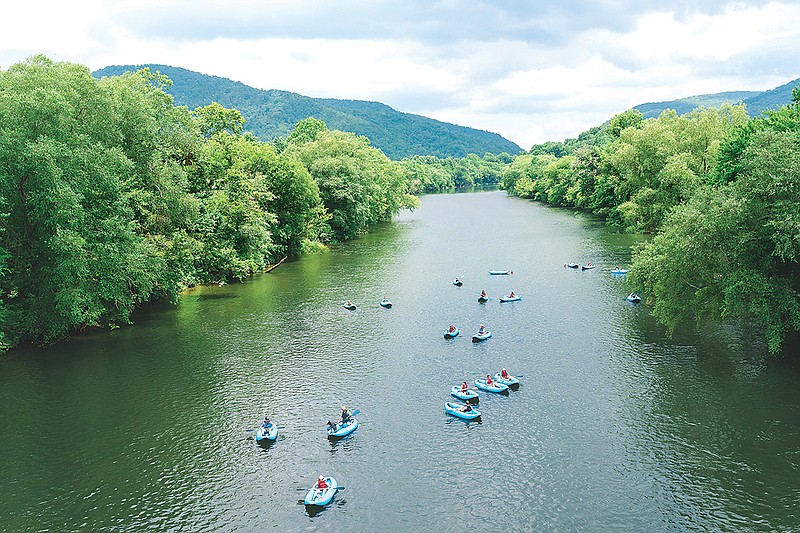 Contributed photo by Thrive Regional Partnership / Floating the Hiwassee River