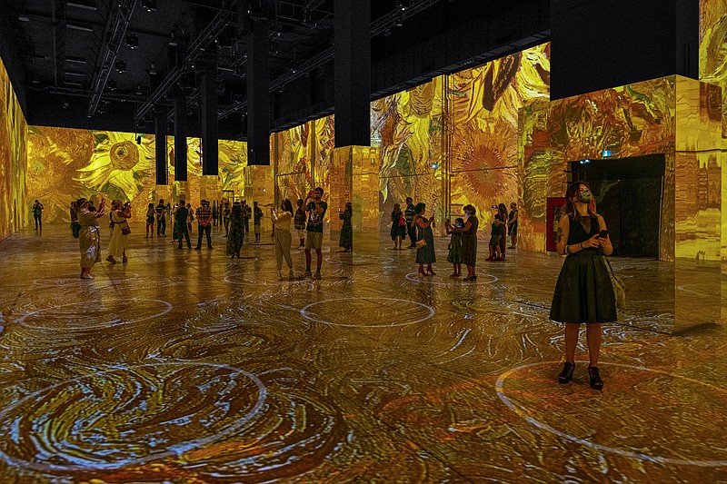 Photo courtesy of "Immersive Van Gogh" / "Immersive Van Gogh" is seen at the opening exhibition in 2019 in Toronto. The exhibit arrives in Nashville in November 2021.