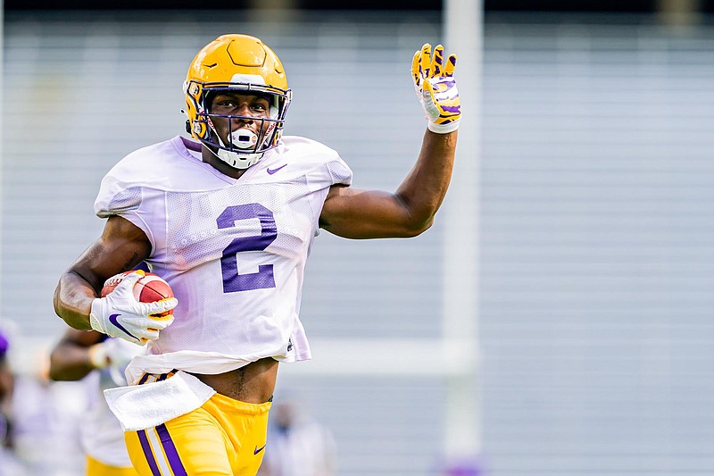 LSU photo by Andrew Wevers / Former LSU tight end Arik Gilbert, the second-leading receiver for the Tigers last season, has decided to continue his career at Georgia.