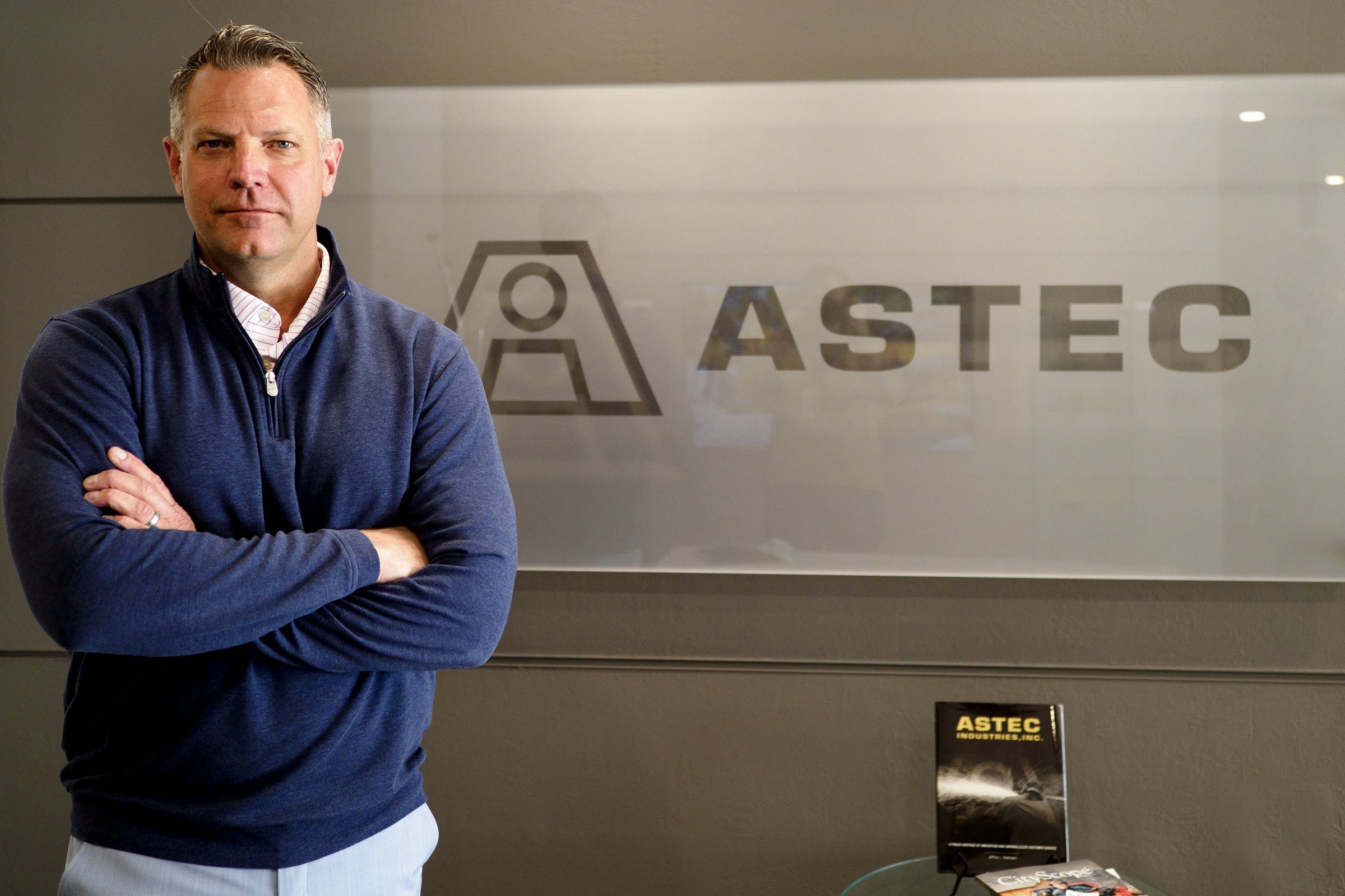 Photography by C.B. Schmelter / Astec Industries CEO Barry Ruffalo