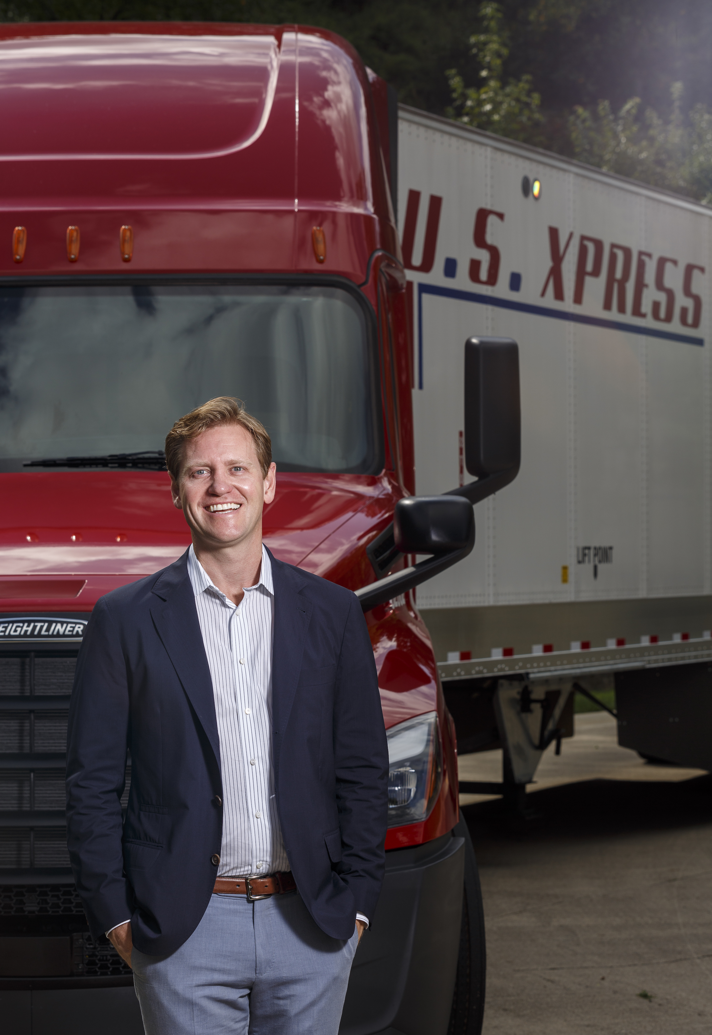 Photography by Doug Strickland / U.S. Xpress CEO Eric Fuller.