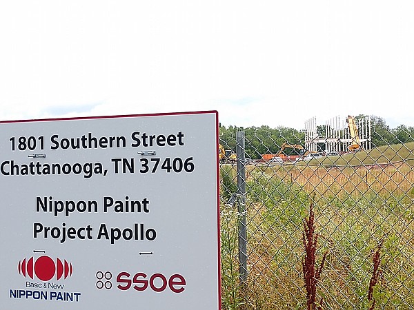 $61 million Nippon Paint plant rising as Chattanooga neighborhood talks to  restart