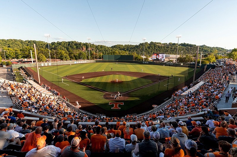 Tennessee Athletics photo / Full houses have been the norm at Lindsey Nelson Stadium for Tennessee baseball games since COVID-related restrictions were lifted earlier this spring.