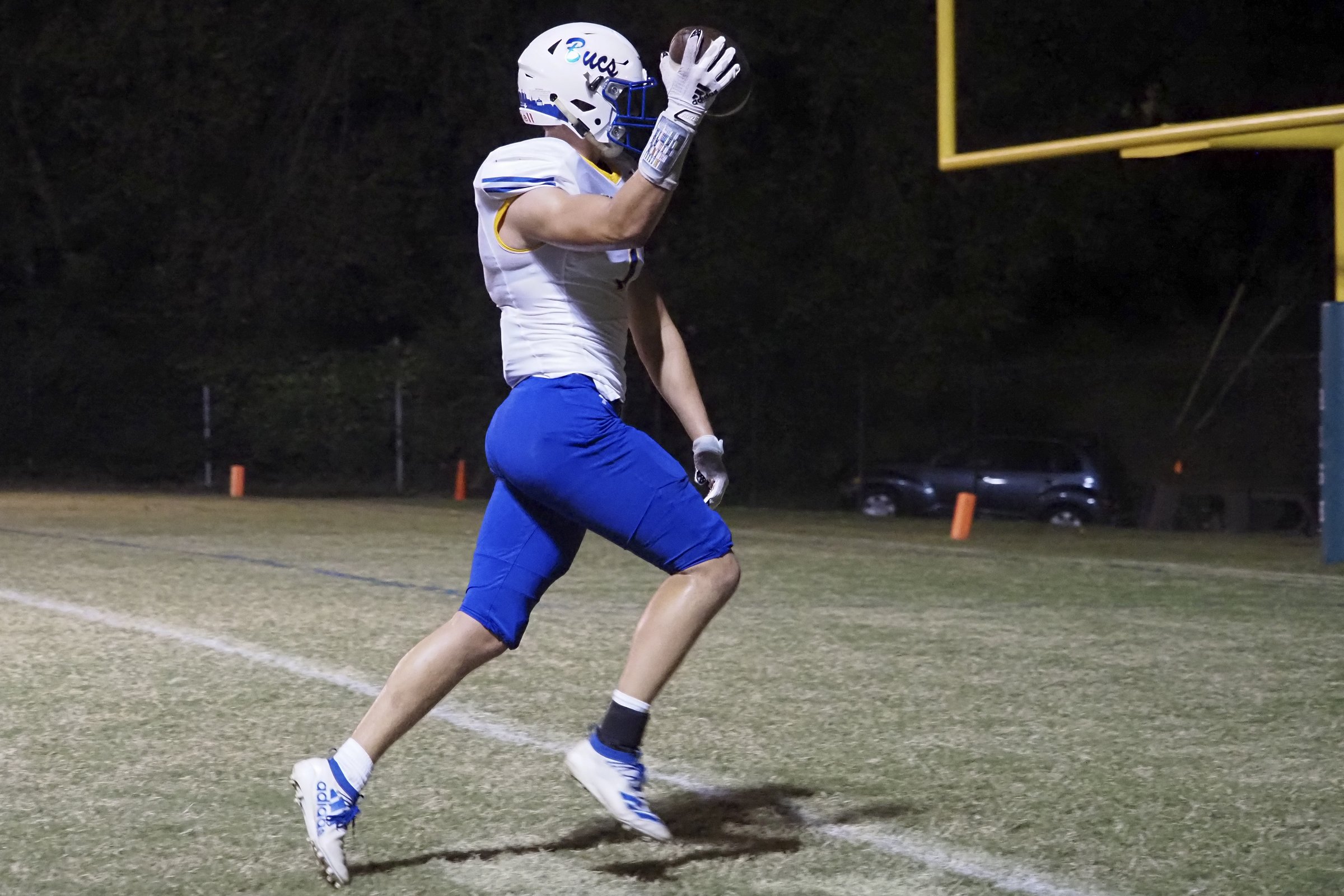 Staff file photo / Boyd Buchanan tight end Karson Gay committed to Virginia earlier this year.