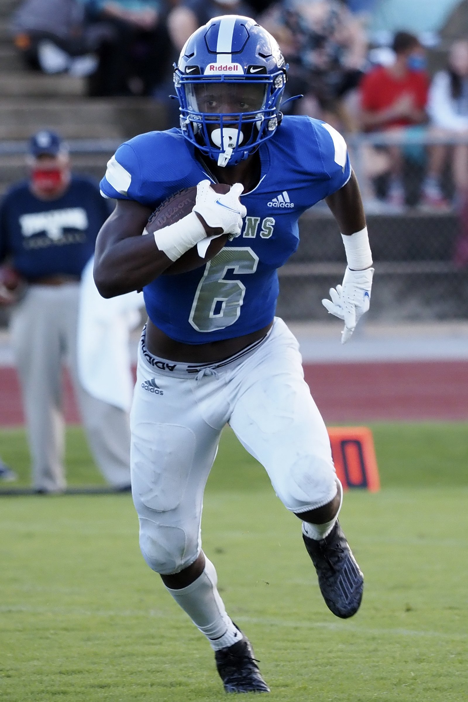 Staff file photo / Red Bank's Reco Trimble has the versatility to play on either side of the ball.