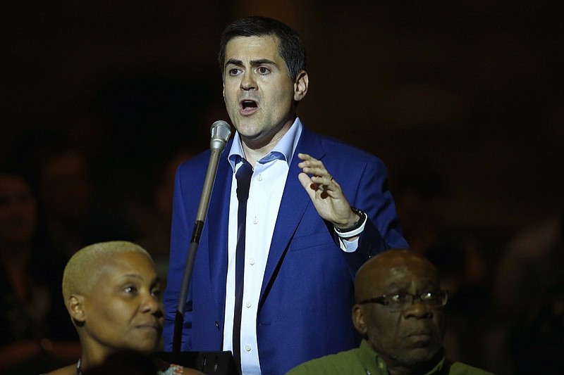 FILE - In this Wednesday, June 14, 2017, file photo, Russell Moore, president of the Ethics & Religious Liberty Commission, speaks at the Southern Baptist Convention annual meeting in Phoenix. (AP Photo/Ross D. Franklin, File)


