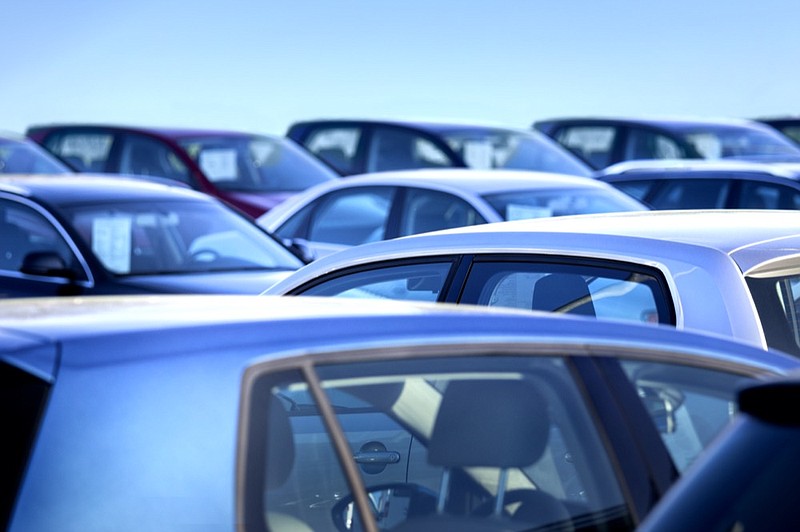 close up with shallow depth of field of brand new cars cars car tile car rental rentals / Getty Images
